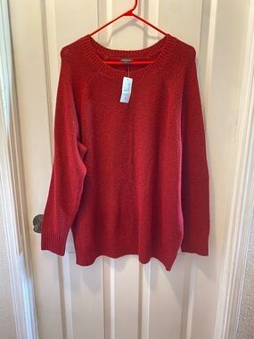 torrid Red Crewneck Sweater - Cozy Knit Pullover